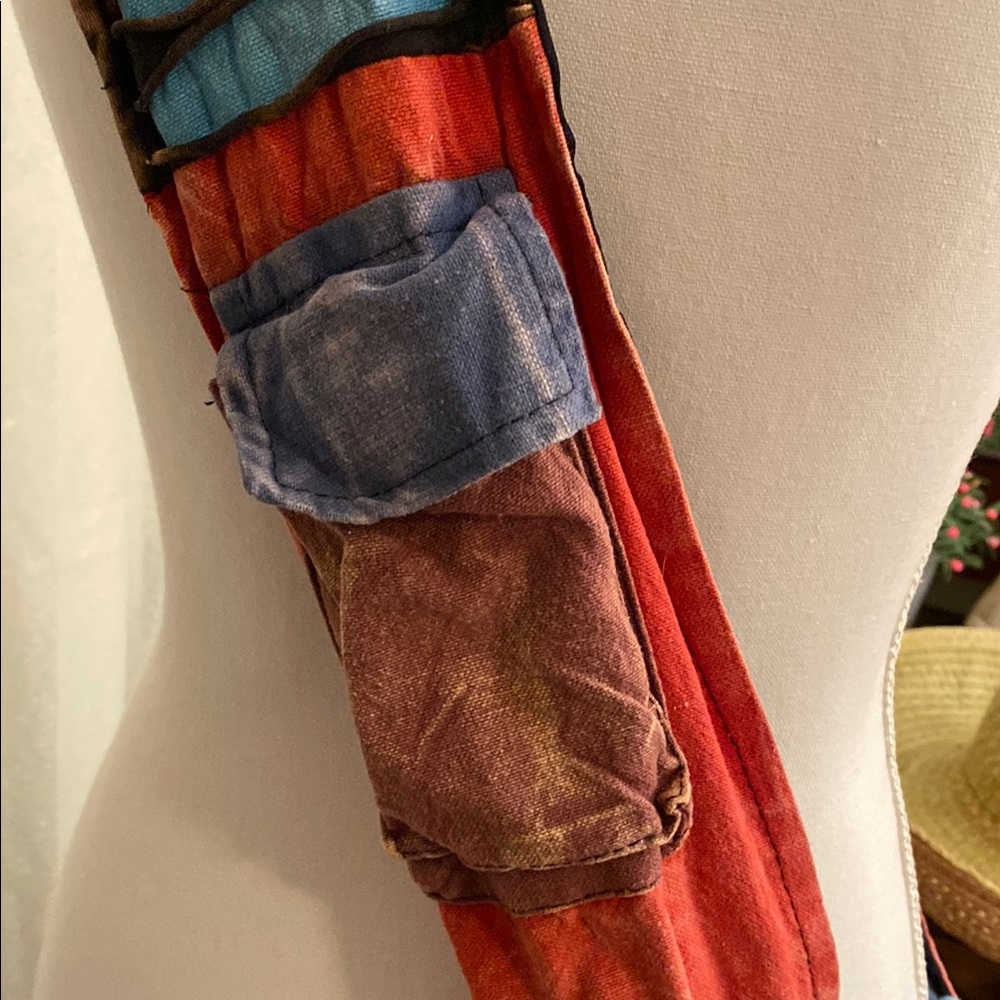 Rising International Red and Pink Patchwork Shoulder Bag - Picture 7 of 16